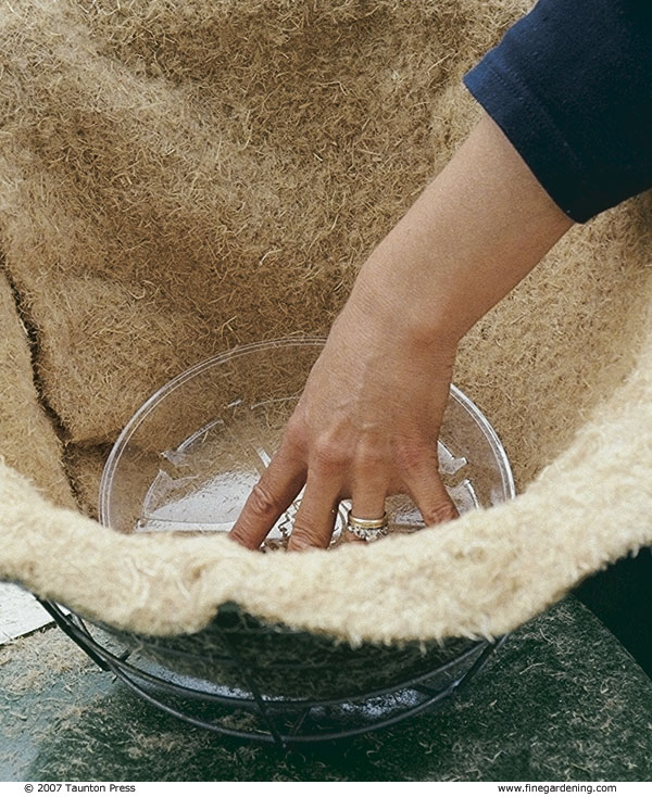 How To Make And Plant A Hanging Basket Materials For A Hanging Basket